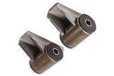 Leaf Spring Shackle Hanger Pair With Bushings 3.0" Wide for 2.5" Wide Springs Unwelded