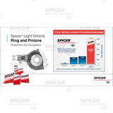 Dana Super 30 Front Ring and Pinion High Pinion 4.88 Thin Uses 3.73 and Up Carrier 2007 - 2018 Jeep JK and JKU NON-Rubicon