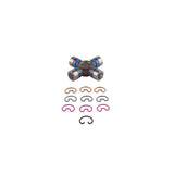 Spicer 5-1410-1X Universal Joint Outside Snap Ring 1410 Series Greaseable