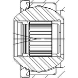 1310 / 1330 / 1350 Series Driveshaft Double Cardan CV Center Joint Replacement Non-Greaseable