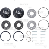 Dana 60 / Ultimate Dana 60 Drive Flange Kit 35 Spline Heat Treated Chromoly