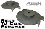 Jeep TJ Rear Coil Perches And Retainers 97-06 Wrangler TJ Pair 3.5 Inch Axle Tube Diameter
