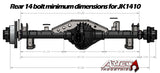 JK 1 Ton APEX Rear 14 Bolt Truss Swap Kit