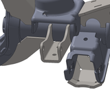 JK Front Lower Shock Mounts