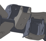 JK Front Lower Shock Mounts
