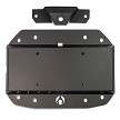 JL / JLU Spare Tire Delete Coated With License Plate Light and Wiring