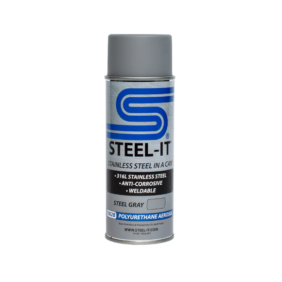 STEEL-IT Spray Paint Gray Polyurethane Aerosol 14 oz. Can (Single)