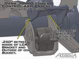 Dana 30 / Dana 44 Front Lower Control Arm Brackets Jeep XJ / TJ / TJU / ZJ / MJ