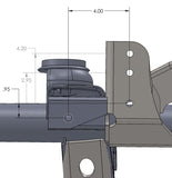 Raised Track Bar Bracket For TJ Front Axle
