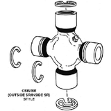 Dana Spicer 5-212X 1330 Series To 3R Conversion Universal Joint
