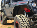 Jeep JK Rocker Armor With Step 07-18 Wrangler JK 2 Door Motobilt