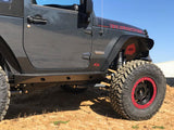 Jeep JK Rocker Armor With Step 07-18 Wrangler JK 2 Door Motobilt