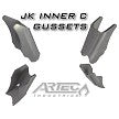 Dana Super 30 / Dana 44 Front Inner C Gusset Kit Jeep JK / JKU