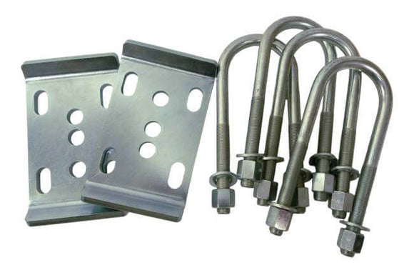 Rear Axle Spring Plate and U-bolt Kit 2.750