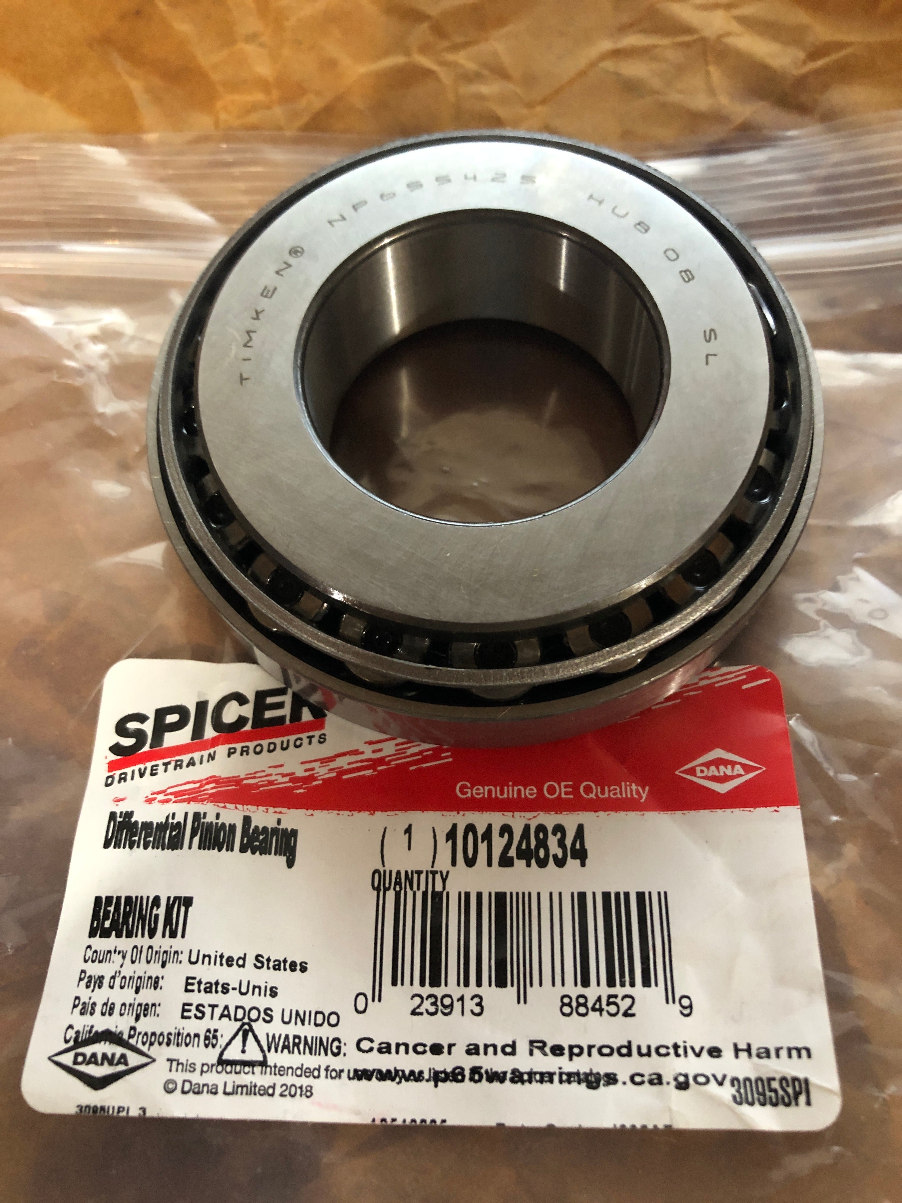 Dana 44 AdvanTEK Rear Outer Pinion Bearing Dana M190 FDU / M210  