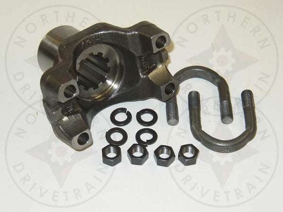 Transfer Case Driveshaft Output Forged Yoke 1350 Series 10 Spline U-Bolt Style