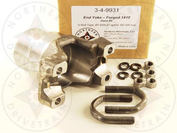 Dana 80 Axle Forged Pinion Driveshaft Yoke 1410 U-Bolt Style