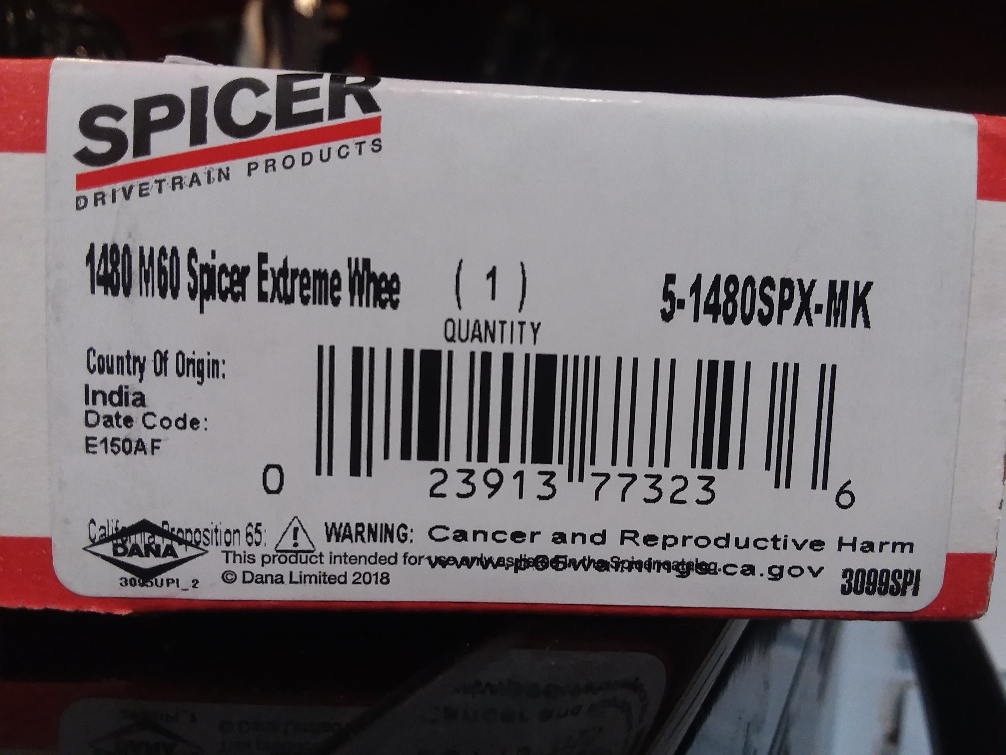 MIK Dana 60 Spicer Extreme Universal Wheel Joint Master Kit 1480