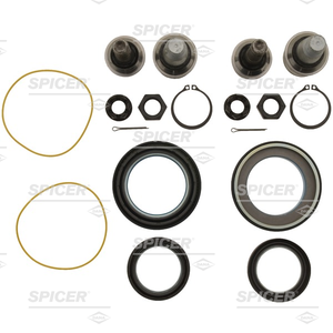 Dana 50 / Dana 60 Ball Joint Set Upper and Lower Hub Seal and O-ring 1999 - 2004 Ford Super Duty F-350 F-450 Excursion