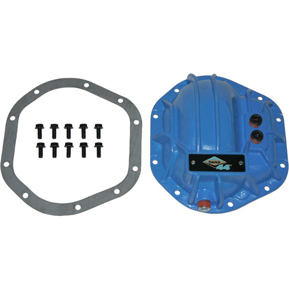 Dana 44 / Dana Super 44 Low and High Pinion Nodular Iron Differential Cover With Hardware and Gasket Blue