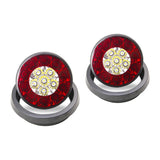 4’’ Inch Round LED Multi-Purpose Tail Lights w/ Rubber Grommets
