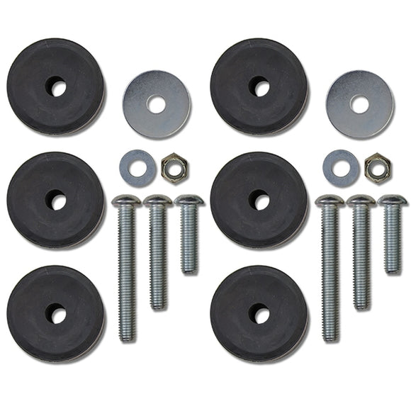 Rock Krawler Front 1-3 Inch Stackable Bump Stop Kit JK / JKU  and Front and Rear For TJ / TJU