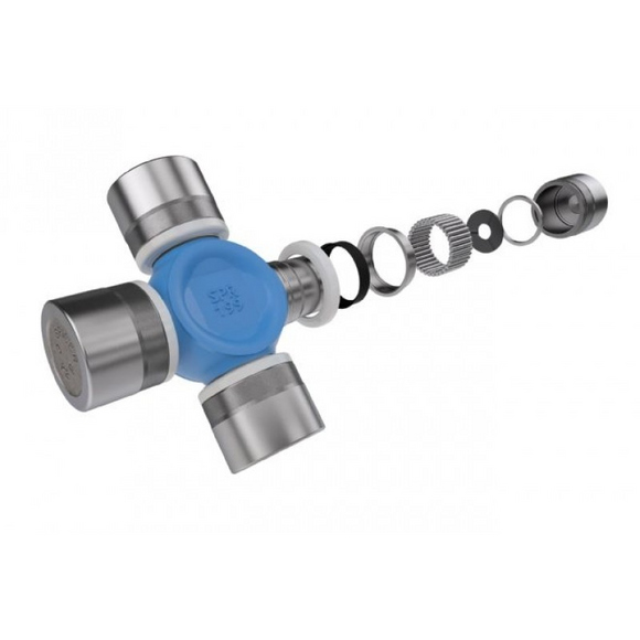 Spicer SPL30-7166XC Universal Joint Inside Snap Ring 1350 Series Front Axle Shaft Universal Joint Non-Greaseable Blue Coating