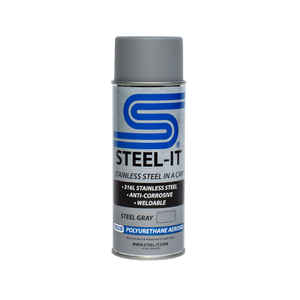 STEEL-IT Spray Paint Gray Polyurethane Aerosol 14 oz. Can (Case of 12)