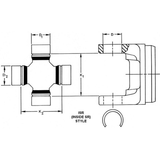 Spicer 5-3147X Universal Joint GM 3R Series